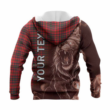 Matheson Tartan Knitted Hoodie Roaring Lion Heritage