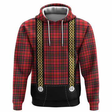 Matheson Tartan Lederhosen Costume Hoodie Scotland Celtic Knot Motif