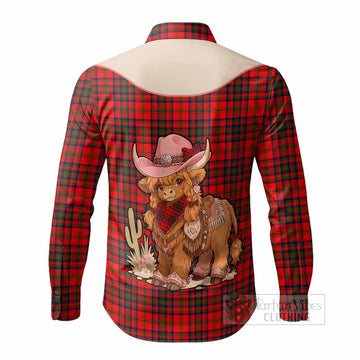 Matheson Tartan Long Sleeve Button Shirts Wee Coo Cowgirl Cute Style