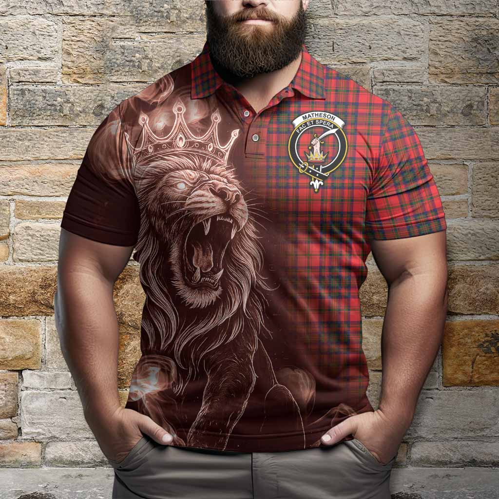 Matheson Tartan Polo Shirt Roaring Lion Heritage