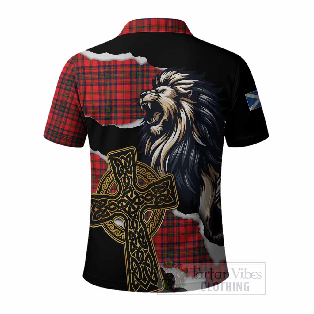 Matheson Tartan Scottish Polo Shirt Lion Celtic Heritage