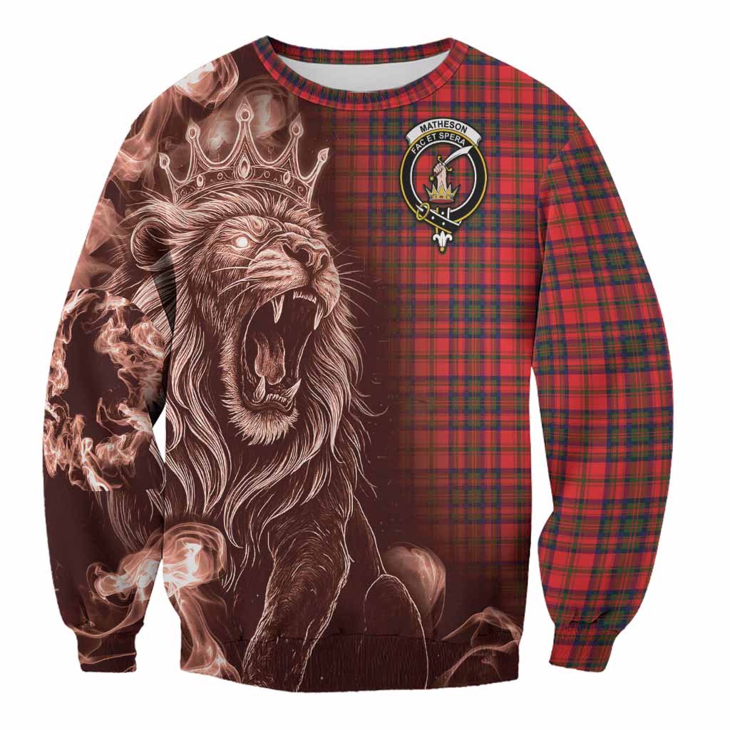 Matheson Tartan Sweatshirt Roaring Lion Heritage