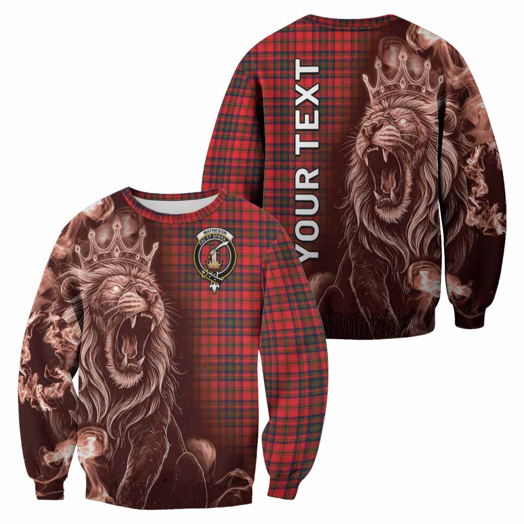 Matheson Tartan Sweatshirt Roaring Lion Heritage