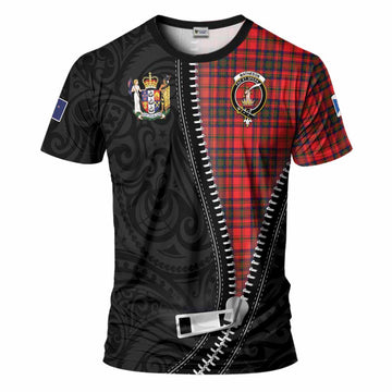 Matheson Tartan T-Shirt New Zealand Pattern Unique Zipper Stylized