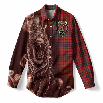Matheson Tartan Women Casual Shirt Roaring Lion Heritage