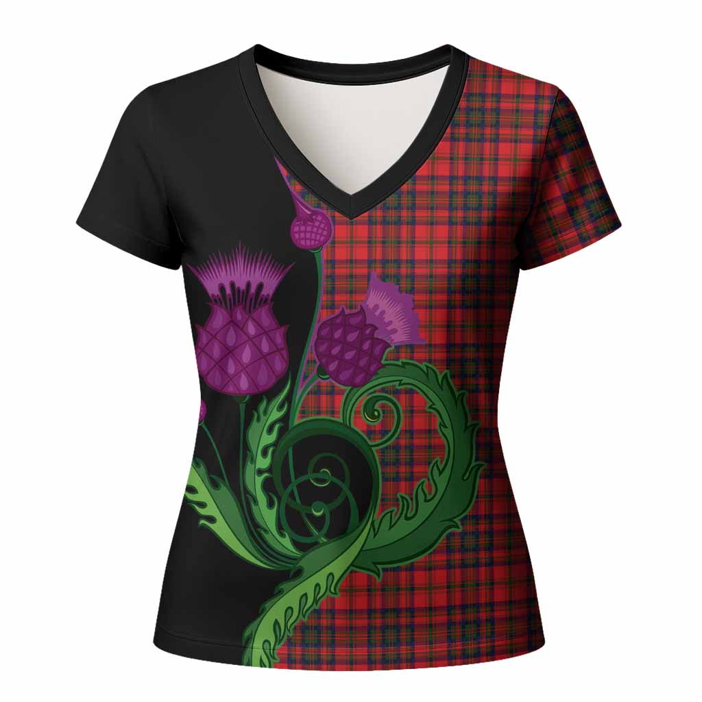 Matheson Tartan Women T shirt Traditional Scottish Thistle