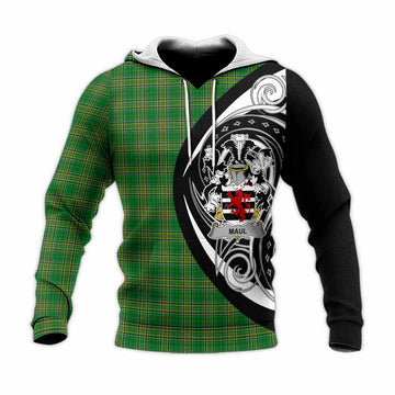 Tartan Vibes Clothing Maul Irish Clan Knitted Hoodie Celtic Circle Style