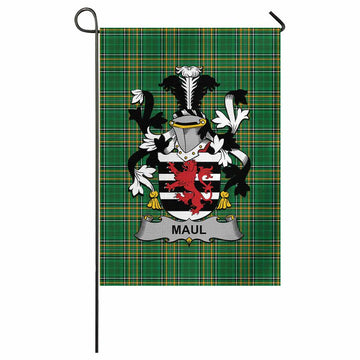 Maul Irish Clan Tartan Flag with Coat of Arms