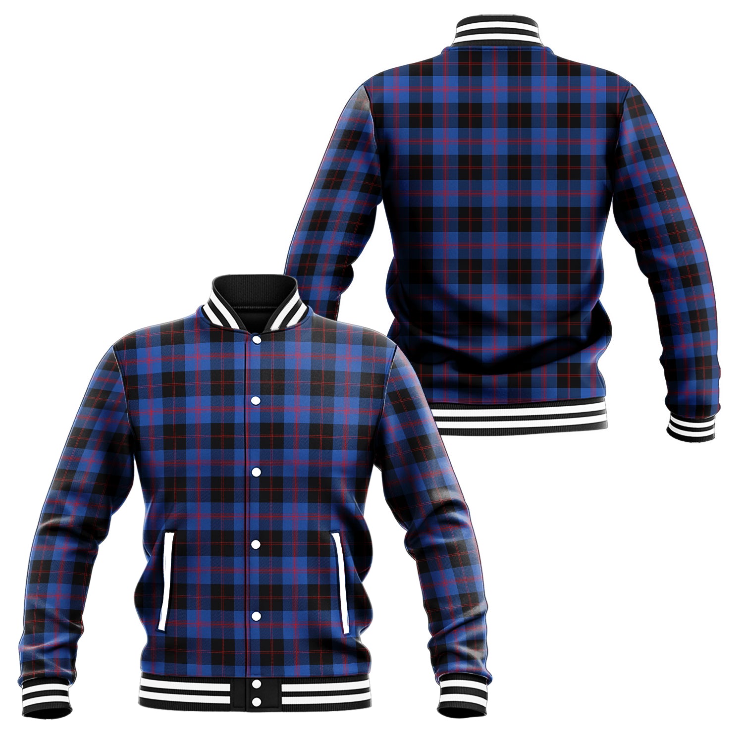 Maule Tartan Baseball Jacket Unisex - Tartan Vibes Clothing