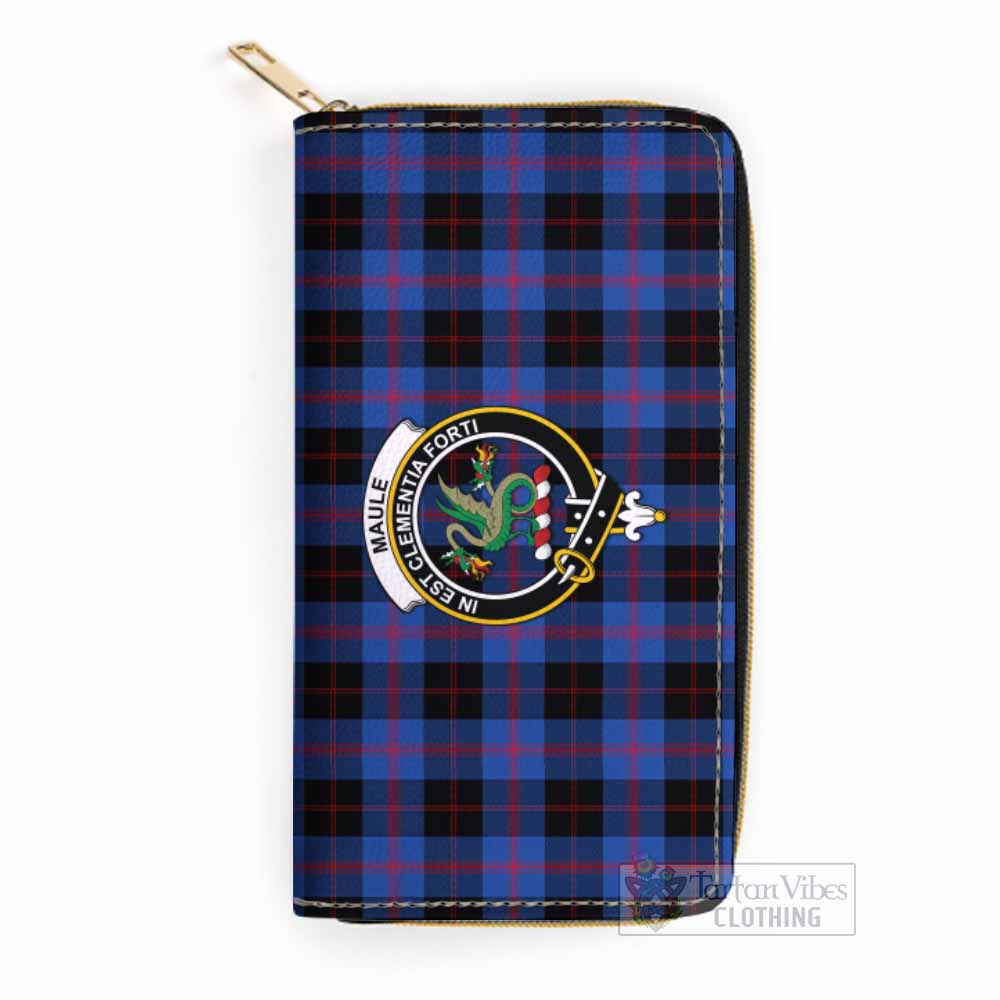 Tartan Vibes Clothing Maule Tartan Women's Leather Wallet with Family Crest