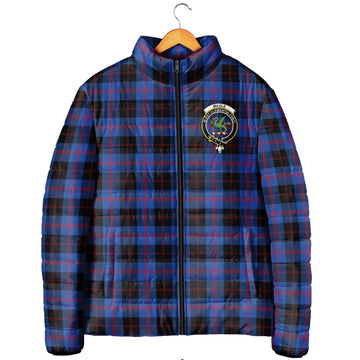 Maule Tartan Padded Jacket with Family Crest