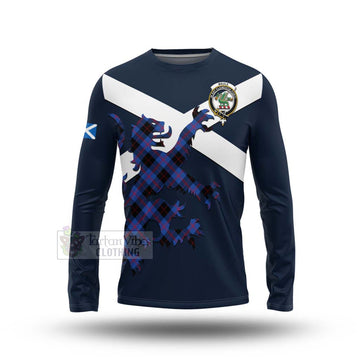 Maule Tartan Lion Rampant Long Sleeve T-Shirt Proudly Display Your Heritage with Alba Gu Brath and Clan Name