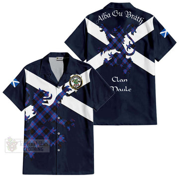 Maule Tartan Lion Rampant Hawaiian Shirt Proudly Display Your Heritage with Alba Gu Brath and Clan Name
