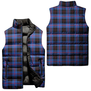 Maule Tartan Sleeveless Puffer Jacket