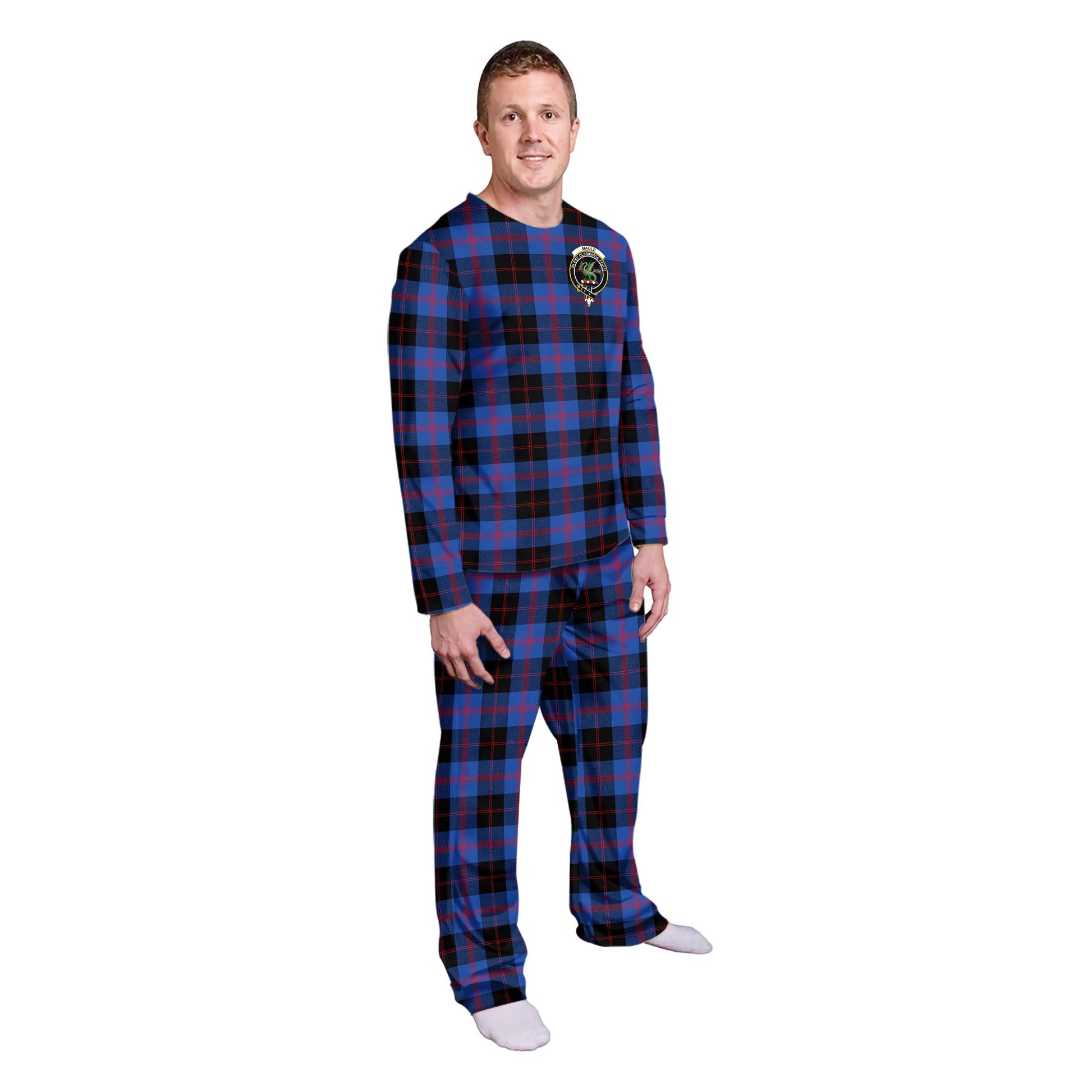 Maule Tartan Pajamas Family Set with Family Crest – Tartan Vibes Clothing