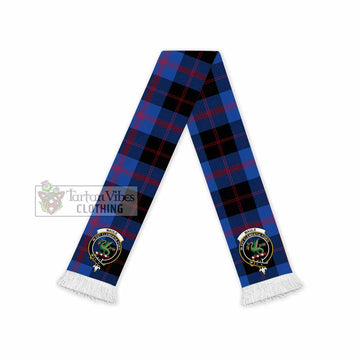 Maule Tartan Ruffneck Scarf with Family Crest