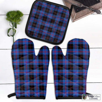 Maule Tartan Combo Oven Mitt & Pot-Holder Combo 1 Oven Mitt & 1 Pot-Holder Black - Tartan Vibes Clothing