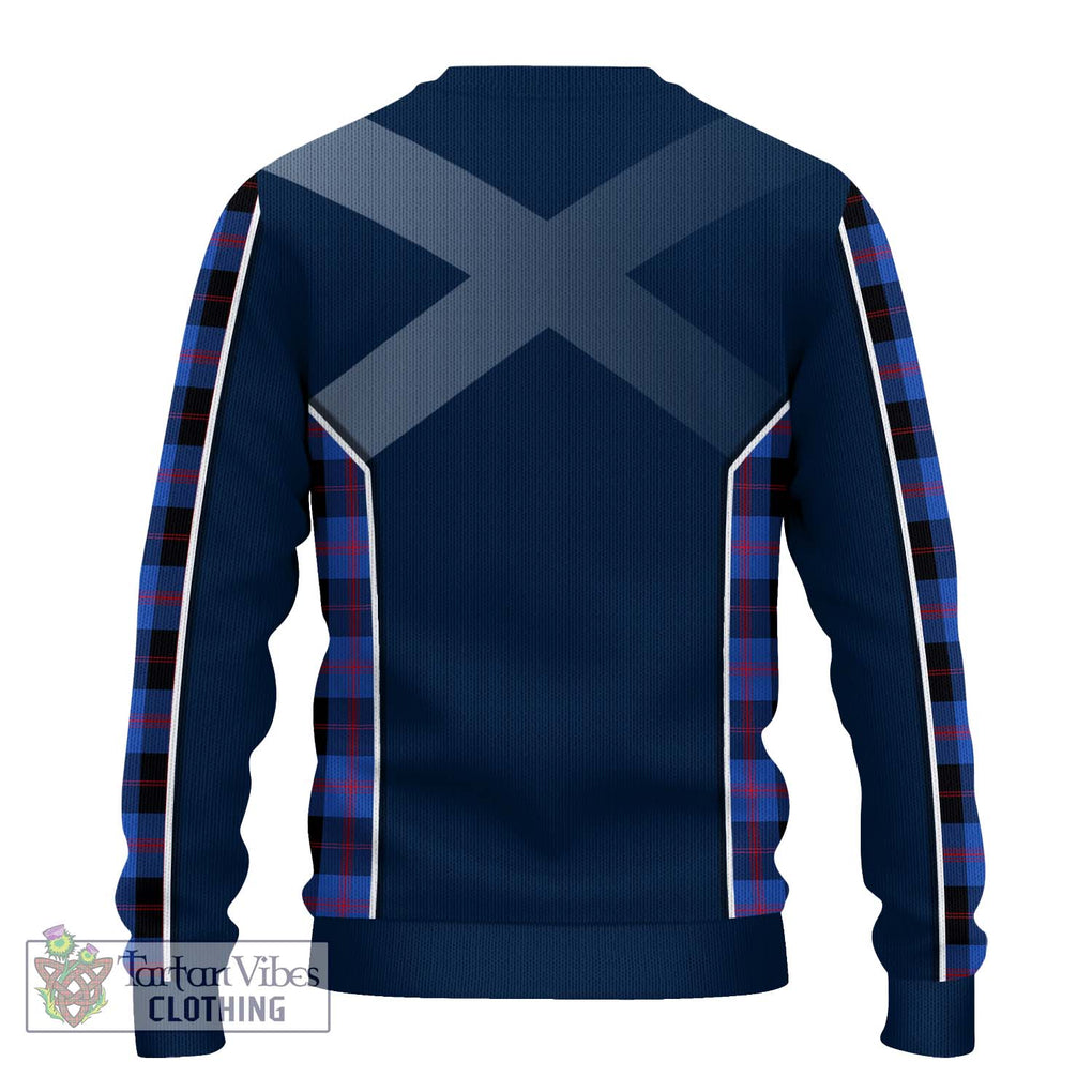 Maule Tartan Knitted Sweater with Family Crest and Lion Rampant Vibes Sport Style - Tartan Vibes Clothing