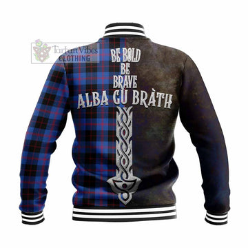 Maule Tartan Family Crest Baseball Jacket Alba Gu Brath Be Brave Lion Ancient Style