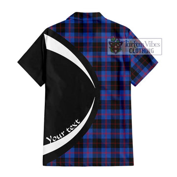 Maule Tartan Hawaiian Shirt with Family Crest Circle Style