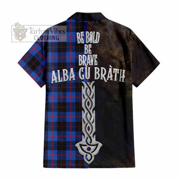 Maule Tartan Family Crest Hawaiian Shirt Alba Gu Brath Be Brave Lion Ancient Style
