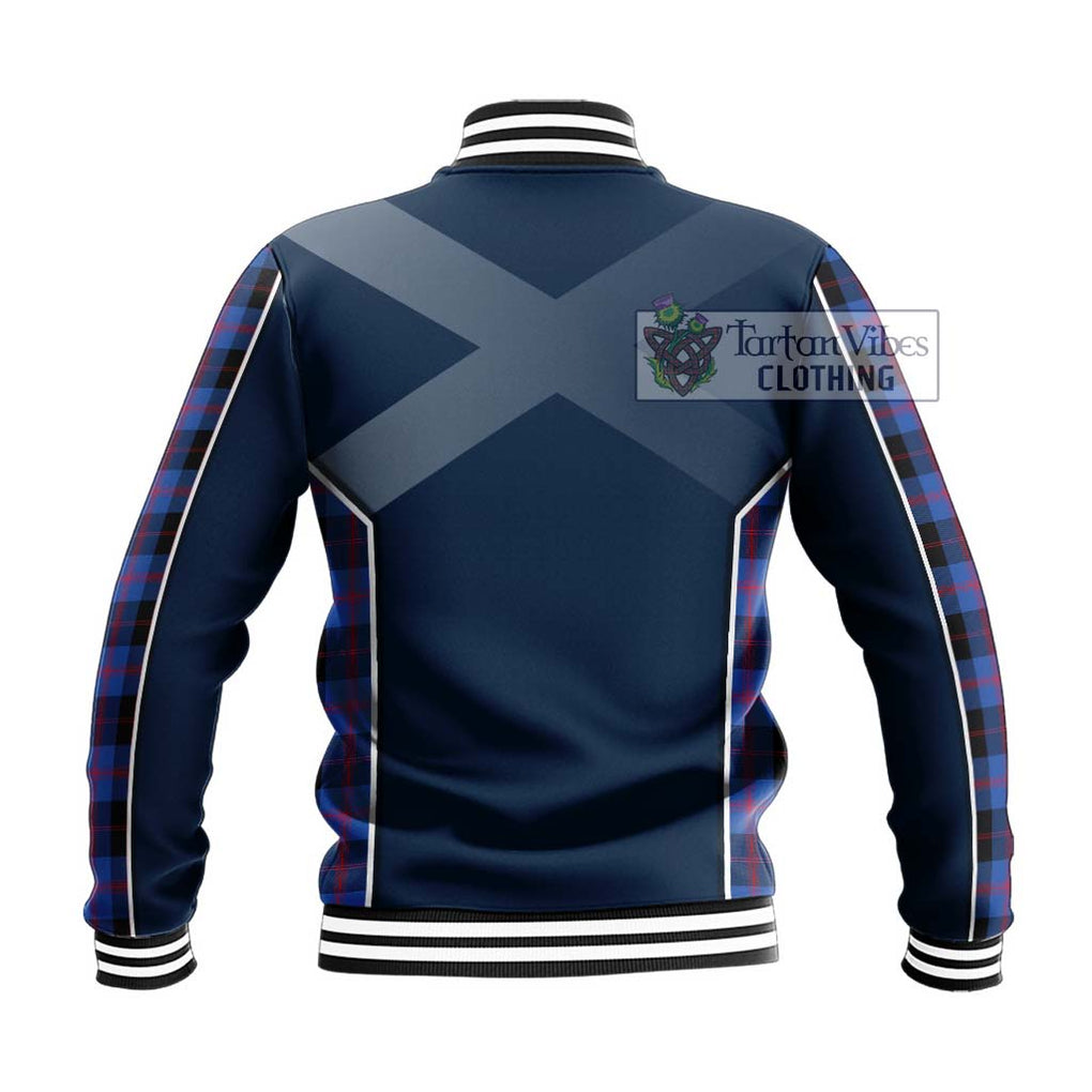 Maule Tartan Baseball Jacket with Family Crest and Lion Rampant Vibes Sport Style - Tartan Vibes Clothing