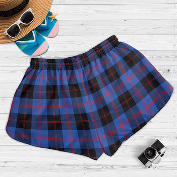 Maule Tartan Womens Shorts with Family Crest