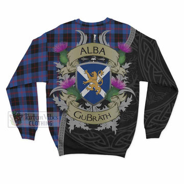 Maule Tartan Family Crest Sweatshirt Lion Rampant Royal Thistle Shield Celtic Inspired