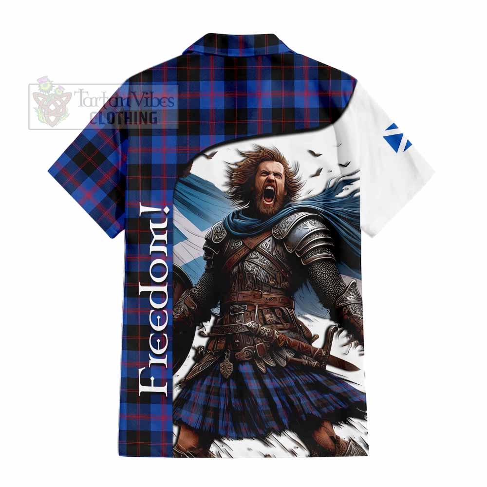 Maule Crest Tartan Hawaiian Shirt Inspired by the Freedom of Scottish Warrior - Tartan Vibes Clothing
