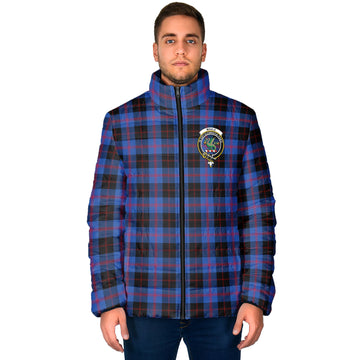 Maule Tartan Padded Jacket with Family Crest
