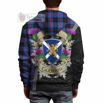 Maule Tartan Family Crest Hoodie Lion Rampant Royal Thistle Shield Celtic Inspired