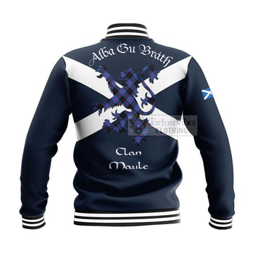 Maule Tartan Lion Rampant Baseball Jacket Proudly Display Your Heritage with Alba Gu Brath and Clan Name