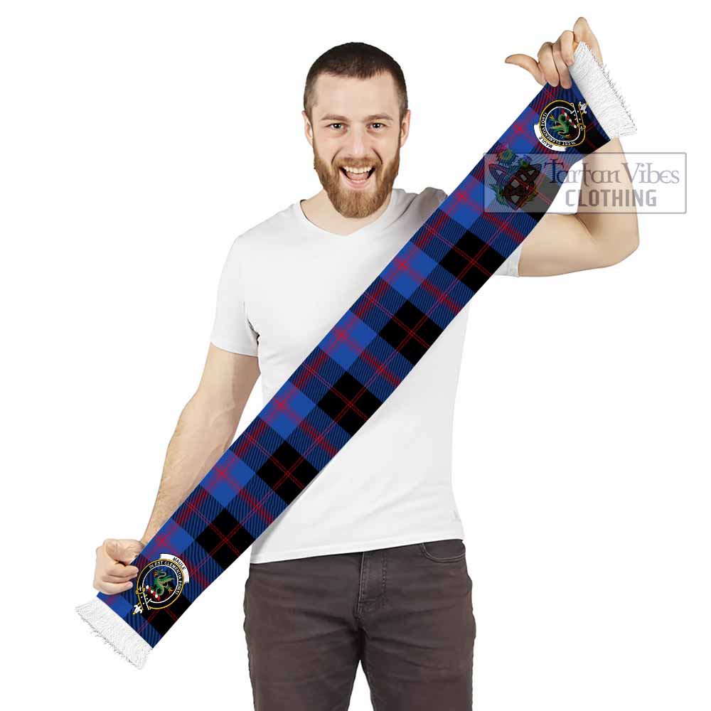 Tartan Vibes Clothing Maule Tartan Ruffneck Scarf with Family Crest