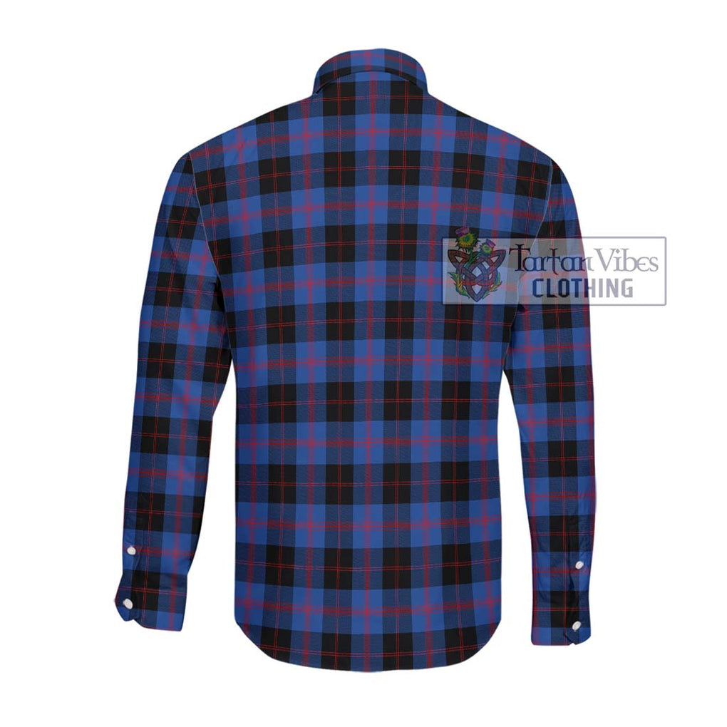 Maule Tartan Long Sleeve Button Shirt with Family Crest DNA In Me Style - Tartanvibesclothing Shop