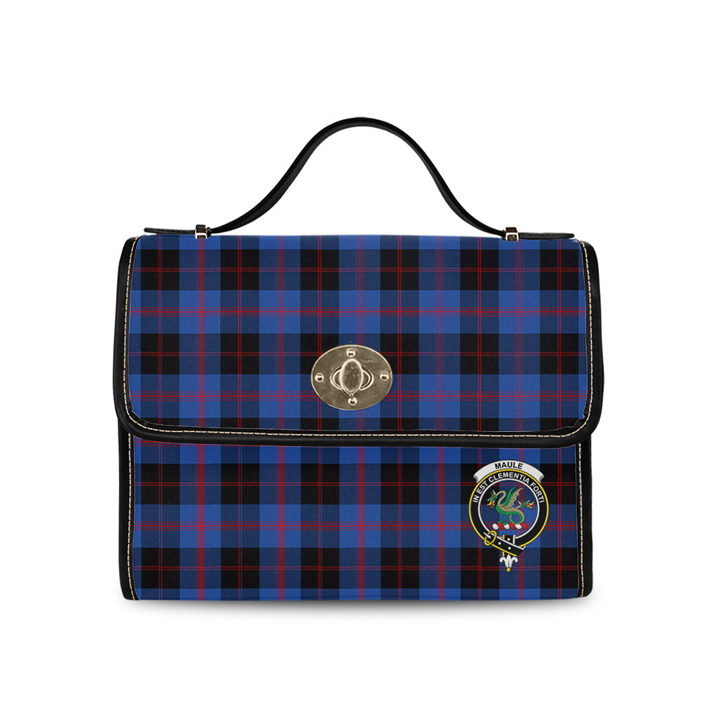 maule-tartan-leather-strap-waterproof-canvas-bag-with-family-crest
