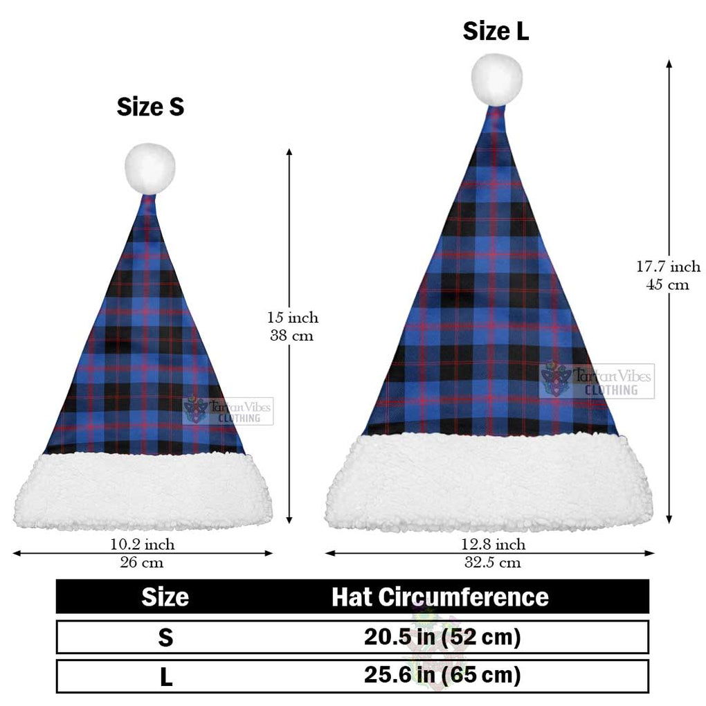 Tartan Vibes Clothing Maule Tartan Christmas Santa Hats
