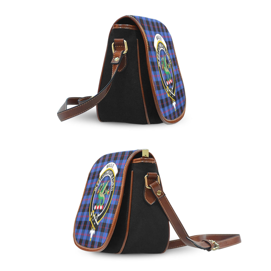 maule-tartan-saddle-bag-with-family-crest