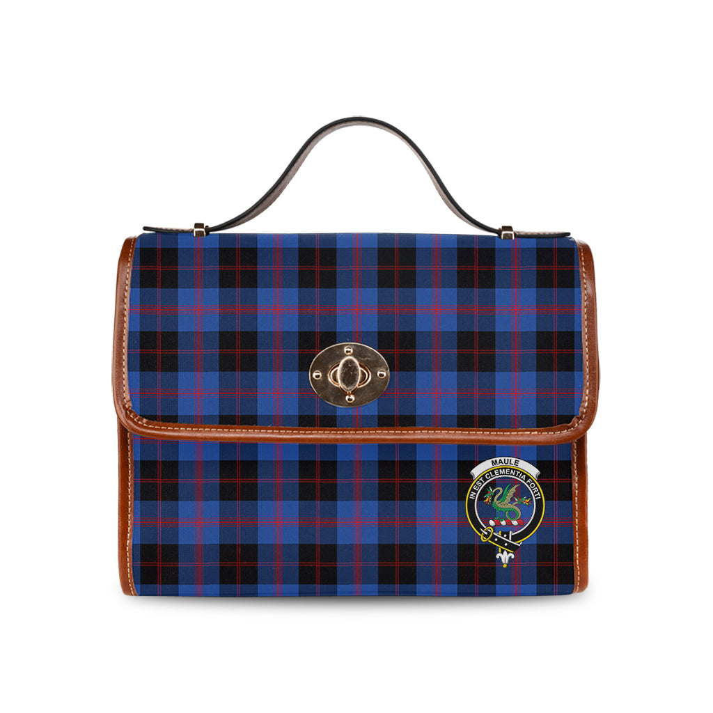 maule-tartan-leather-strap-waterproof-canvas-bag-with-family-crest
