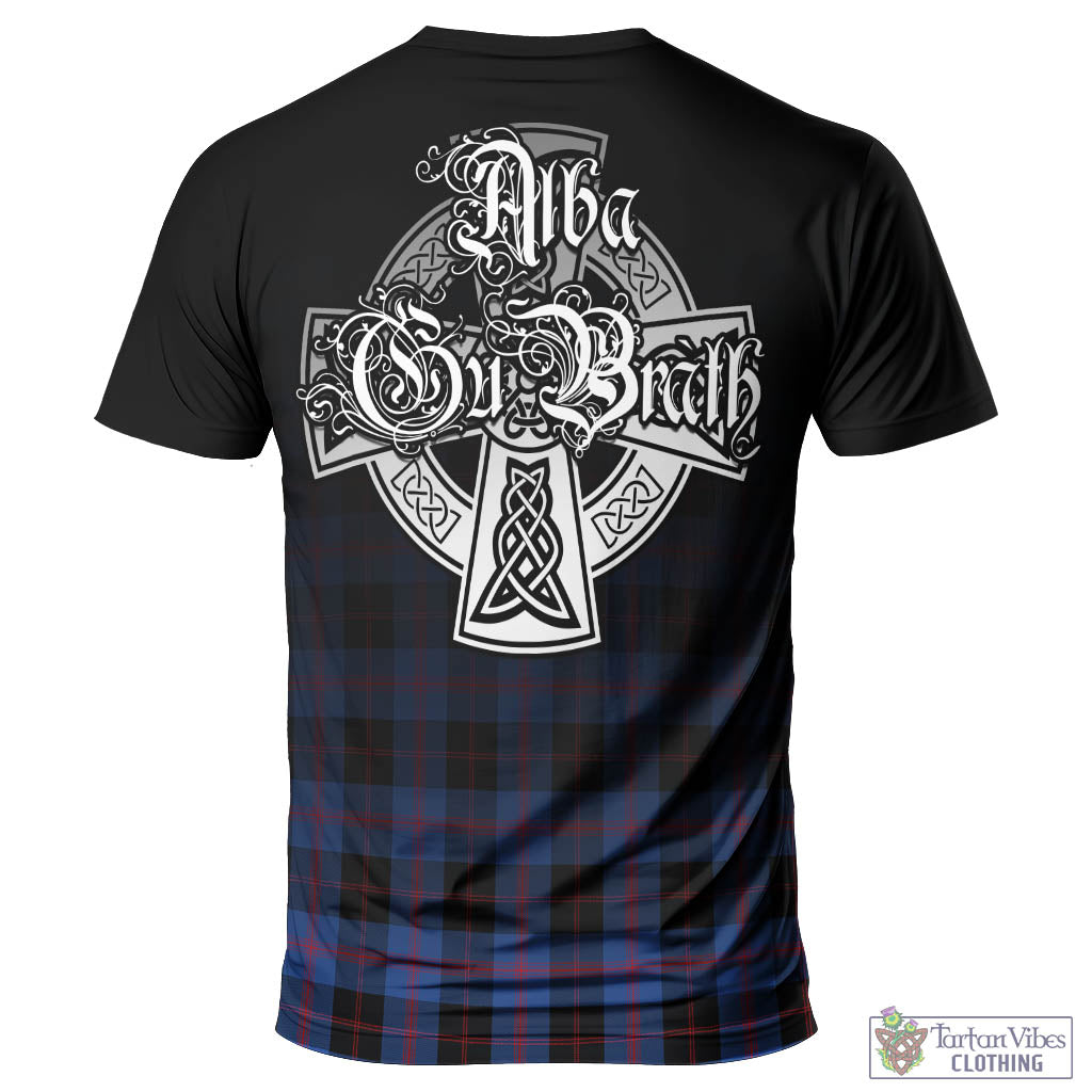 Tartan Vibes Clothing Maule Tartan T-Shirt Featuring Alba Gu Brath Family Crest Celtic Inspired