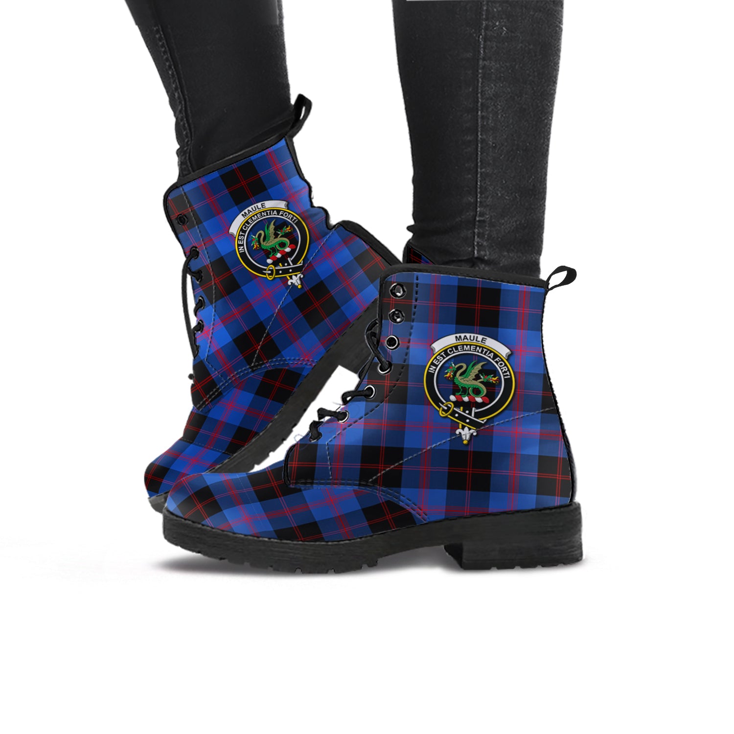 maule-tartan-leather-boots-with-family-crest