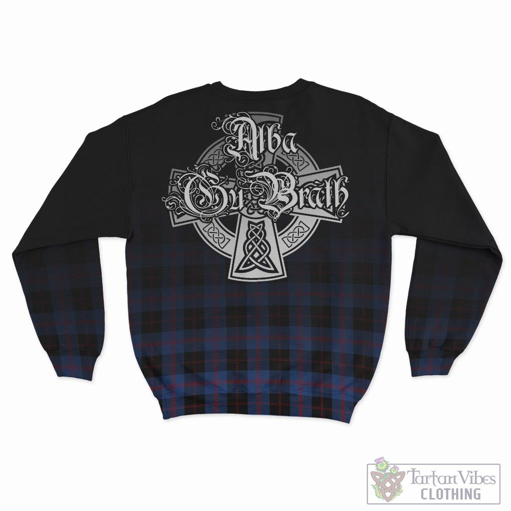 Tartan Vibes Clothing Maule Tartan Sweatshirt Featuring Alba Gu Brath Family Crest Celtic Inspired