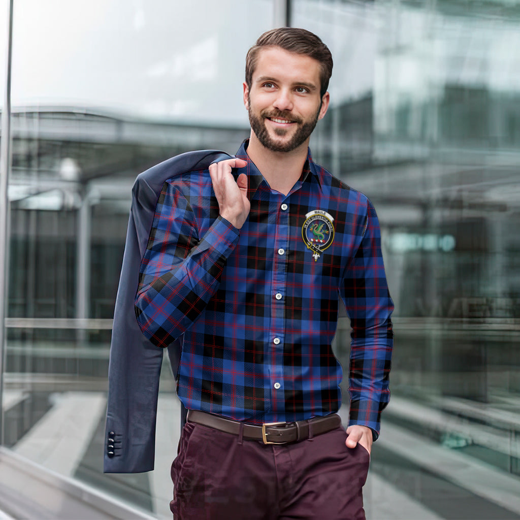 maule-tartan-long-sleeve-button-up-shirt-with-family-crest