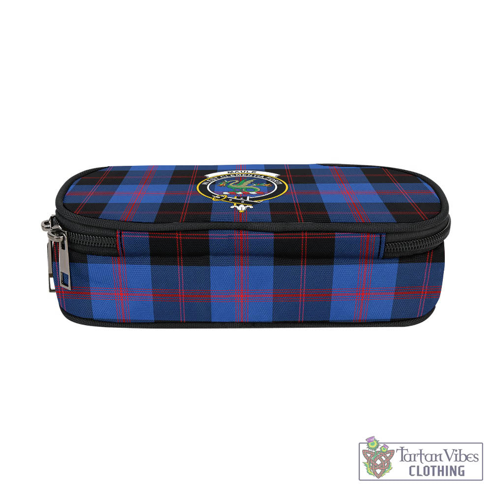 Tartan Vibes Clothing Maule Tartan Pen and Pencil Case with Family Crest