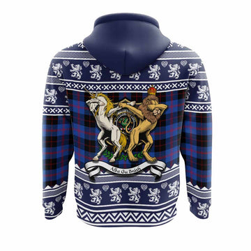 Maule Clan Tartan Crest Christmas Hoodie Coat of Arms Funny Style