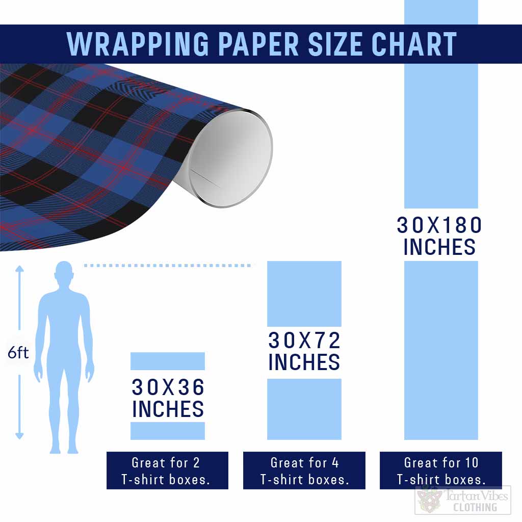 Maule Classic Tartan Wrapping Paper, Classic Scottish Plaid Gift Wrap