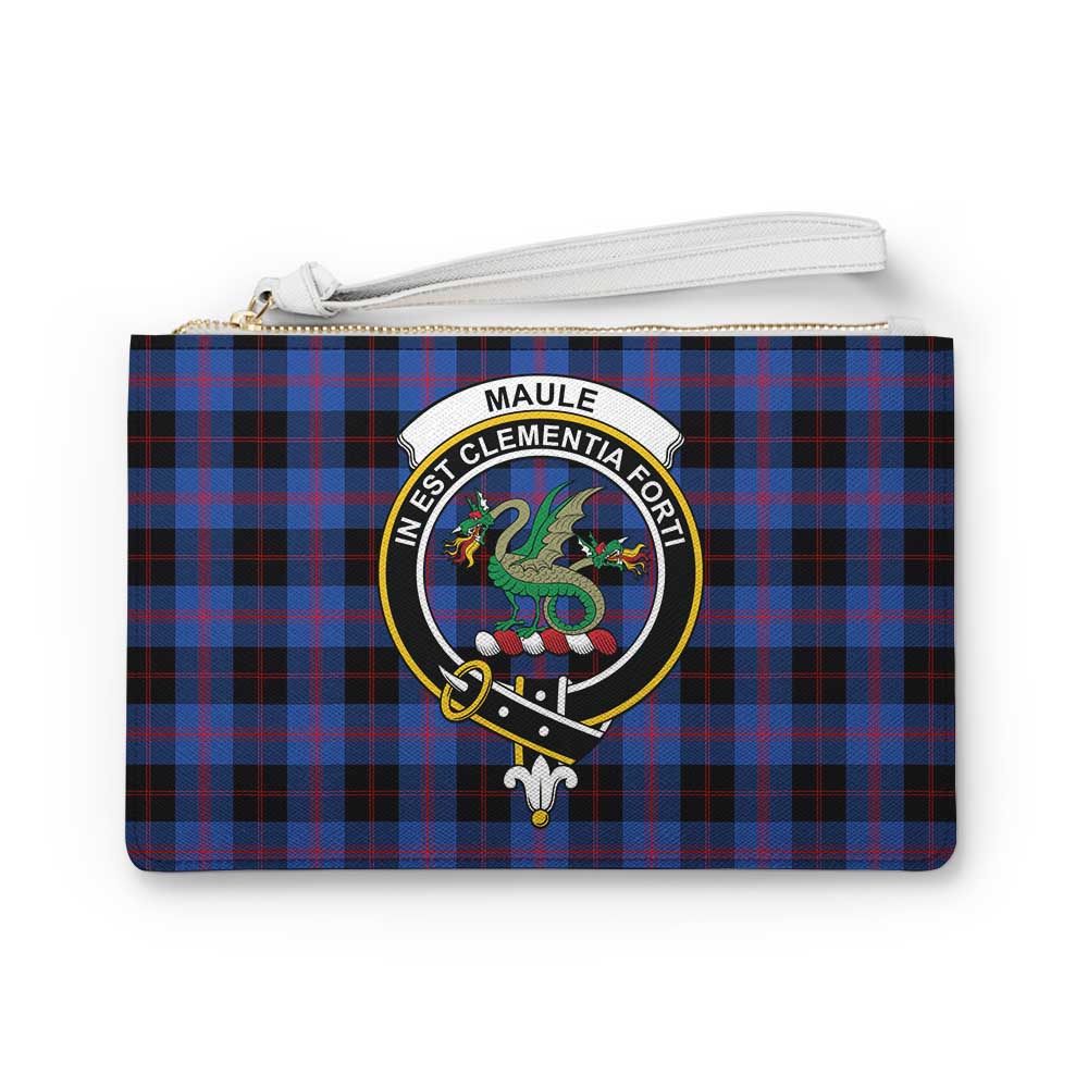 Tartan Vibes Clothing Maule Family Crest Tartan Clutch Bag