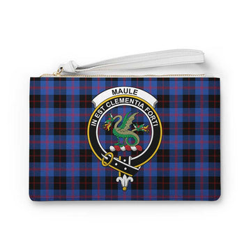 Maule Family Crest Tartan Clutch Bag