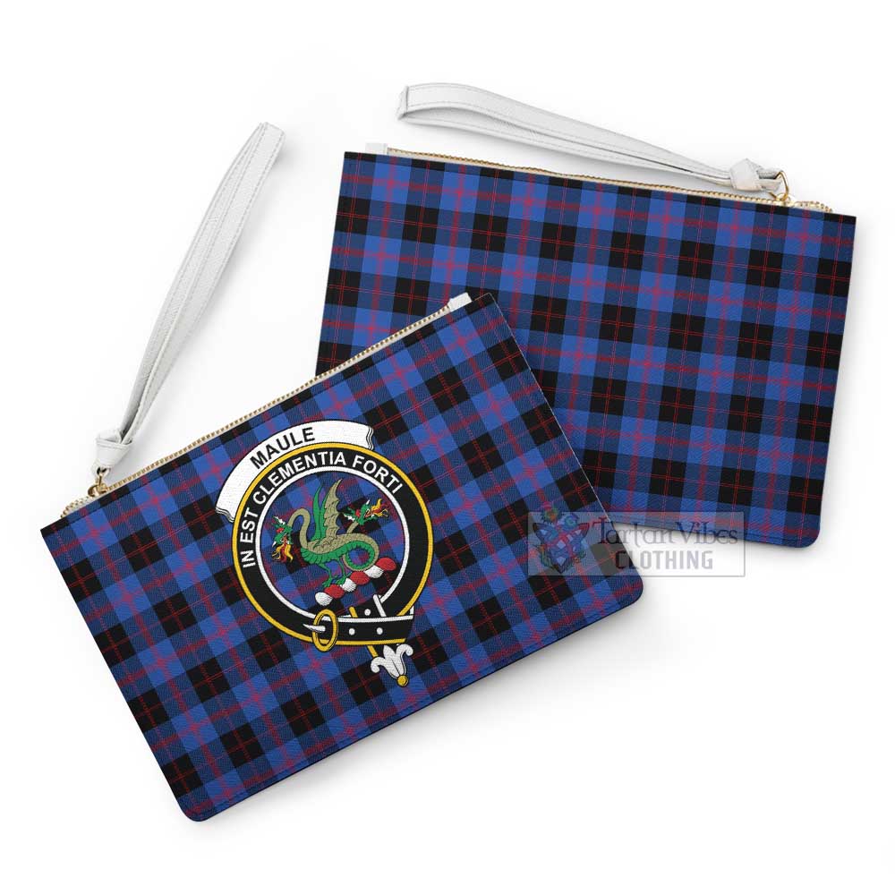 Tartan Vibes Clothing Maule Family Crest Tartan Clutch Bag
