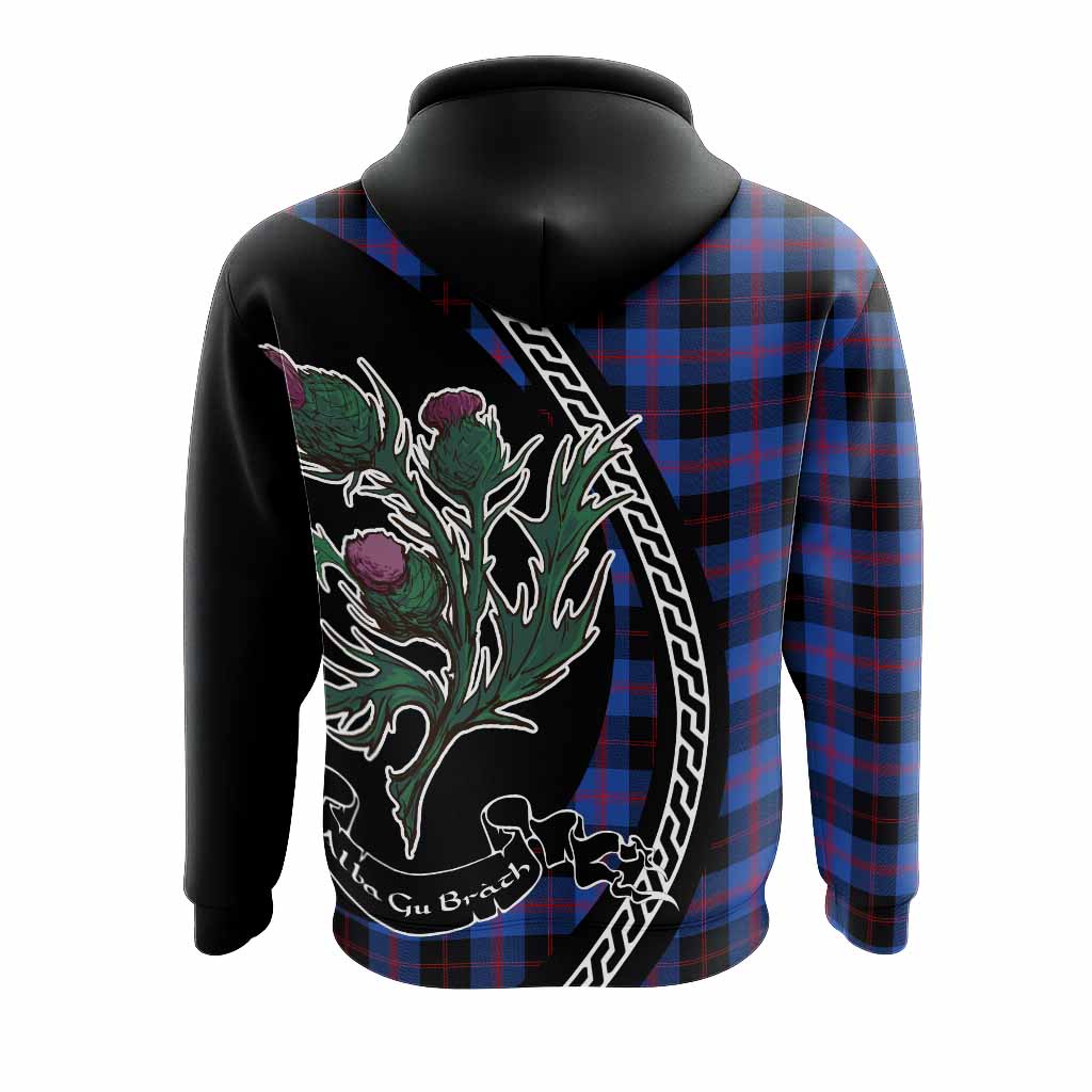 Maule Family Crest Tartan Hoodie Alba Thistle Inspired - Tartan Vibes Clothing