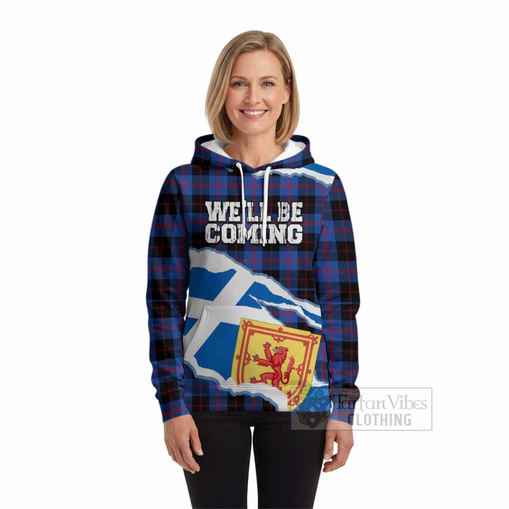 Maule Scotland Football Tartan Hoodie We'll Be Coming
